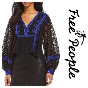 NWT Free People Boogie All Night Top